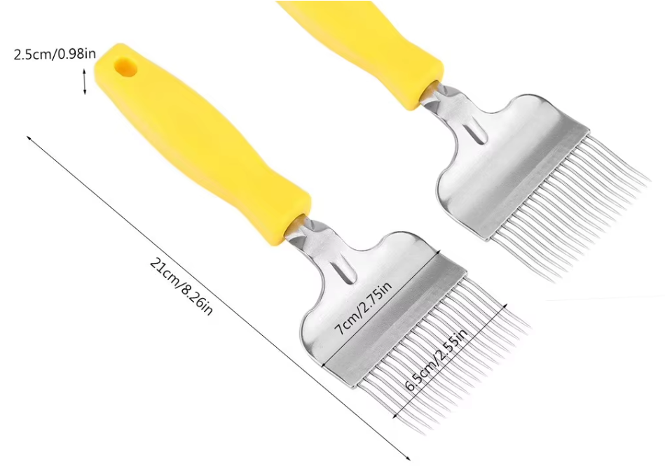 Čebelarske vilice za odkrivanje satja